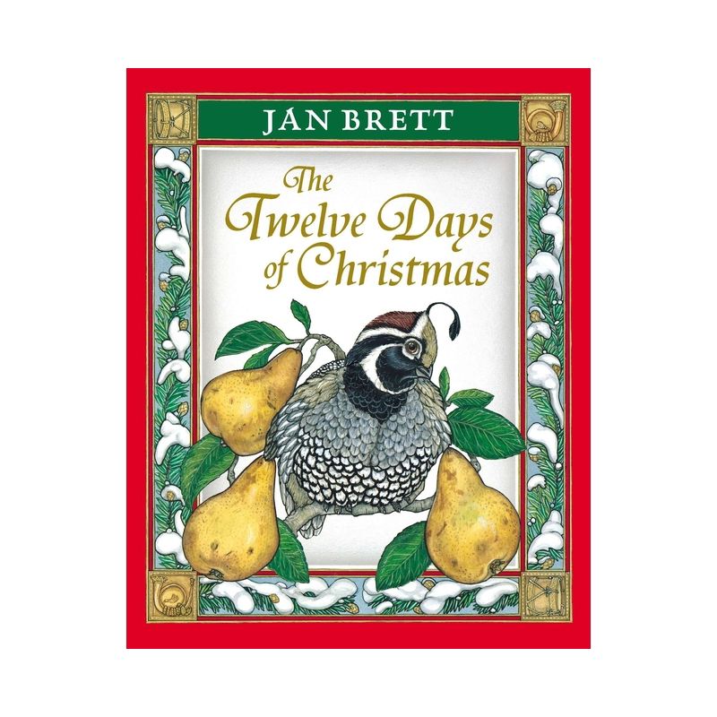 The Twelve Days of Christmas - by  Jan Brett (Board Book), 1 of 2