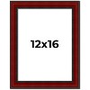 PosterPalooza | Weathered Red Picture Frame - UV Acrylic, Foam Board Backing, Hanging Hardware - 2 of 4