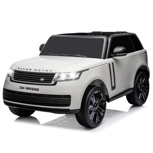 24v Electric SUV for Kids, 2-Seater Licensed Land Rover Battery Car w/Remote, LED Lights, Bluetooth Music & 3-Speed Modes - 1 of 4