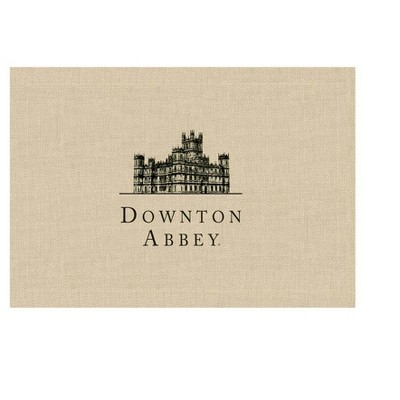 Heritage Lace 14" x 20" Downton Abbey British Highclere Castle Table Place Mats 4pc - Beige