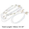 Unique Bargains Women's Faux Pearls Adjustable Waist Belt 1 Pc - 3 of 4