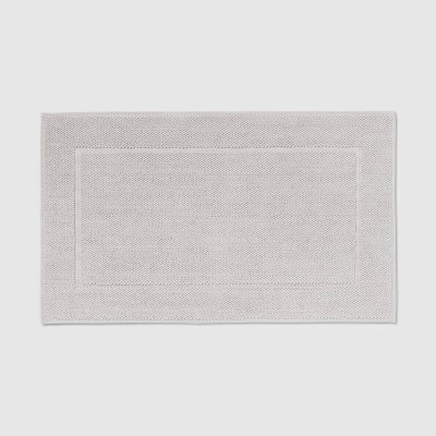 Piccocasa Microfiber Plaid Bathroom Rugs Extra Soft Fluffy Absorbent Bath  Rug Gray White 17x24 : Target