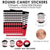 Big Dot of Happiness Red Grad - Best is Yet to Come - 2025 Red Graduation Party Small Round Candy Stickers - Party Favor Labels - 324 Count - 3 of 4