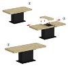 FUFU&GAGA Adjustable Width Rectangle Writing Desk Office Desk - 4 of 4