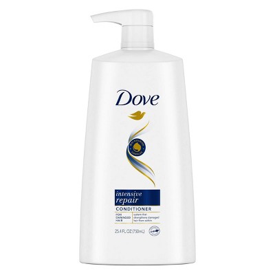 Dove Nutritive Solutions Strengthening Conditioner with Pump for Damaged Hair Intensive Repair - 25.4 fl oz