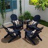 WestinTrends Tuscany HIPS¬¨‚Ä†Outdoor¬¨‚Ä†Patio¬¨‚Ä†Folding¬¨‚Ä†Adirondack¬¨‚Ä†Chair (Set of 4) - 2 of 4