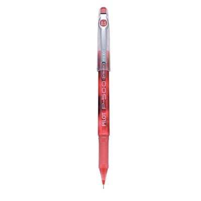 12pk Pilot P-500 Precise Gel Ink Roller Ball Stick Pen, Red Ink, .5mm