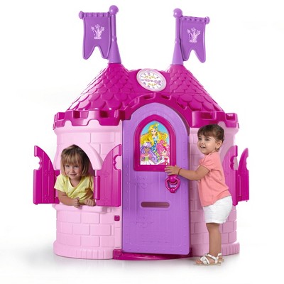 outdoor pink playhouse