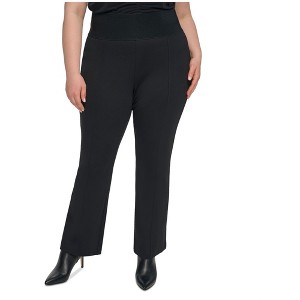 Calvin Klein Womens Elastic Casual Wide Leg Pants - 1 of 1