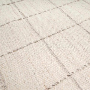 Hauteloom Nissa Cream Checkered Wool Rug - 1 of 4