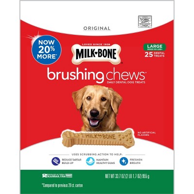 dog toothbrush treats