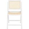 Desiree Cane Folding Dining Chair (Set of 2) - SFV4137 - White/Natural - Safavieh Couture - 3 of 4