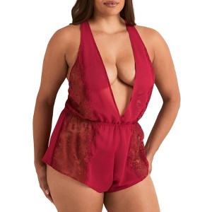 Adore Me Women's Lizzy Romper Lingerie - 1 of 4