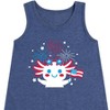 Girls' - Instant Message - Americana Graphic Sleeveless Aline Dress - 2 of 4
