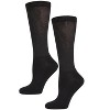 Memoi Diabetic Comfort Non-Skid Crew Socks Black 10-13 - 2 of 3