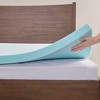 Gracie Mills Henrietta 2-inch Gel Memory Foam Mattress Topper with Cooling Cover - 4 of 4