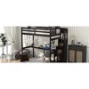 Twin Size Loft Bed with Storage Staircase and Built-in Desk - 4 of 4