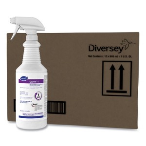 Diversey Oxivir 1 RTU Disinfectant Cleaner, 32 oz Spray Bottle, 12/Carton - 1 of 4