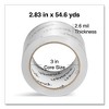 Universal Extra-Wide Moving and Storage Packing Tape, 3" Core, 2.83" x 54.7 yd, Clear, 6/Pack - 4 of 4