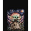 Juniors Womens Star Wars The Mandalorian The Child Starry Night Racerback Tank Top - 2 of 4