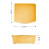 Kids Toy Storage Organizer With 6 Bins Multi-Functional 3-Tier Shelf Organizer Storage Cabinet Unit For Playroom Bedroom Living Room Yellow - 2 of 4