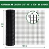 COZONY Hardware Cloth 16 Gauge Welded Wire Mesh Roll with Cutting Plier & Gloves, Vinyl Coated Chicken Wire Fence for Garden, Coop & Pet Enclosures - 3 of 4