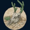 Men's Design By Humans Deer Cactus 2 By kelelowor Tank Top - 2 of 3