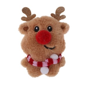 Unique Bargains Christmas Brooches Santa Claus Plush Red White 1 Pcs - 1 of 4