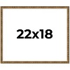 PosterPalooza | Textured Gold Picture Frame - UV Acrylic, Backing Board, Hanging Hardware Included - 3 of 4