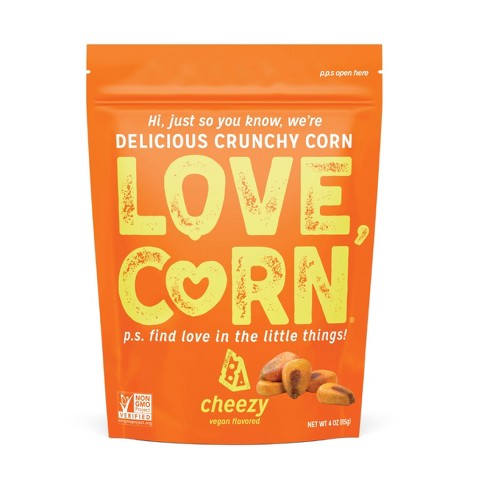 LOVE CORN Sea Salt, Delicious Crunchy Corn Natural Snack