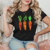 Simply Sage Market Women's Sequins Carrots Short Sleeve Graphic Tee - 2 of 3