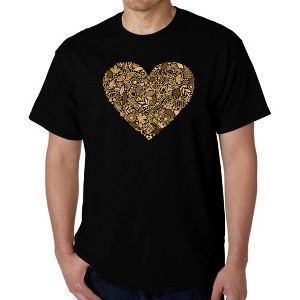 LA Pop Art Fall Vibes  - Men's Word Art T-Shirt - 1 of 4