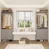Aheaplus 24'' Freestanding Closet Organizer System with Hanging Rods and Drawers - 4 of 4