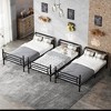 TIRAMISUBEST Quad Bunk Bed for 4 Kids, Heavy Duty Metal Twin Bunk Bed Frame, Detachable Triple Bunk Bed, Can Be Divided Into 3 Twin Beds - 4 of 4