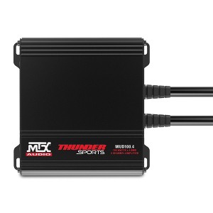 MTX Audio MUD100.4 Thunder Sports 100W x 4 @ 2Ω Full Range Class D Marine Grade Amplifier - 1 of 3