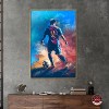 Notoriart Bold and Colorful Soccer Player Soccer Wall Art Framed - 2 of 4