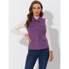 INSPIRE CHIC Women's Buttoned Sleeveless Faux Suede Utility Vest with Cargo Pocket - 4 of 4