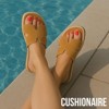 CUSHIONAIRE Avocado Women’s Espadrille Slide Sandal – Suede Cutout Upper with Jute-Wrapped Platform & Cushioned Footbed - 2 of 4