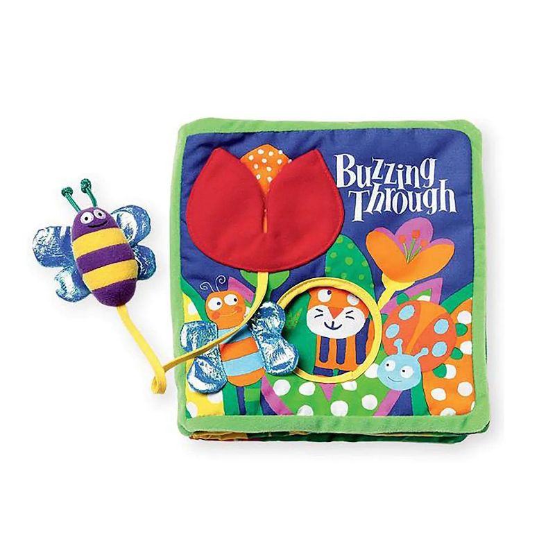 Manhattan Toy Soft Activity Book with Tethered Toy Buzzing Through, 1 of 7