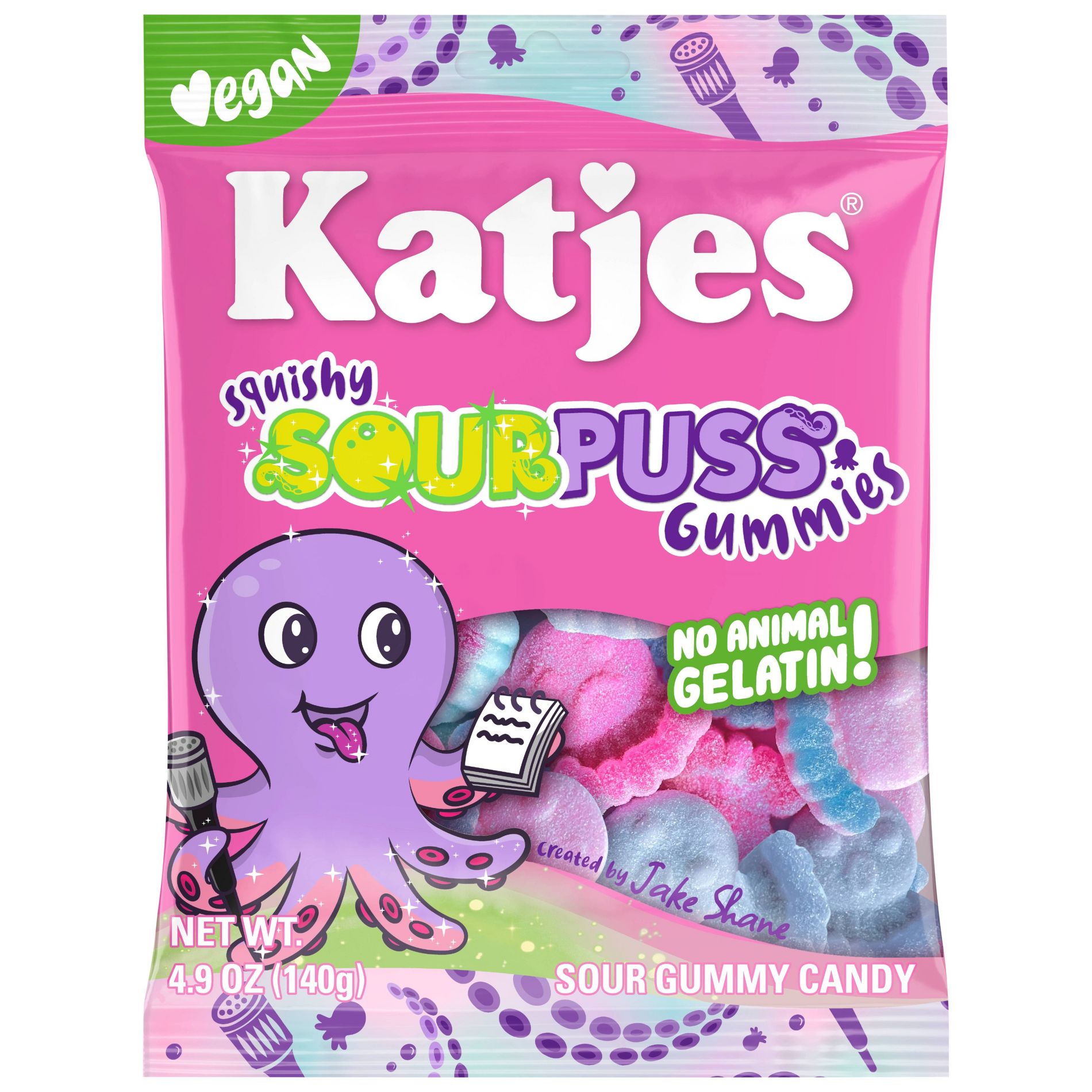 Katjes Sourpuss Gummy Candy - 4.9oz