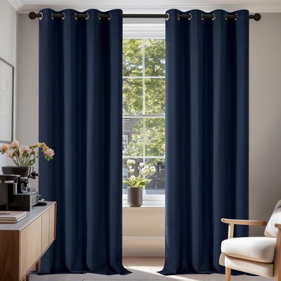 Deconovo Grommet Curtains 2 Panels, Thermal Insulated, 38"W