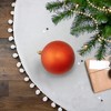 Northlight 4" Shatterproof Matte Christmas Ball Ornament - Orange - 2 of 3