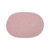 Unique Bargains Trivet Oval Rope Coaster Cotton Non-Woven Fabric 12.6"x8.66"x0.31" - 3 of 3