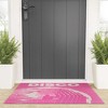 April Lane Art Pink Disco Ball I 36" x 24" Welcome Mat - Society6 - 2 of 3