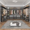 Aheaplus 68" W -96" W Walk In Closet System with 6 drawers - 3 of 4