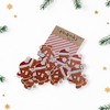 Unique Bargains Christmas Stickers for Ceramic Glass Metal Paper Plastic Peel Red White 1Set - 2 of 4