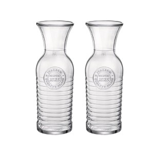 Bormioli Rocco Officina1825 33.75oz Glass Carafe (Set of 2) - Durable Vintage Water Carafes - Made in Italy - Gift-Worthy Set - 1 of 4