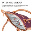 Tirrinia Insulated Wine Gift Bag - Padded 2 Bottle Wine Tote Carrier, Portable Wine Cooler Bag for Party Beach Travel, Gifts Idea - 3 of 4
