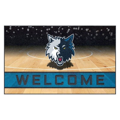 NBA Minnesota Timberwolves Crumb Rubber Door Mat 18"x30"