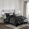 Gulches 7 Piece Tufted Comforter Set Black Cal King - 2 of 4